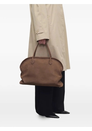 The Row 15 Agnes leather tote bag - Brown