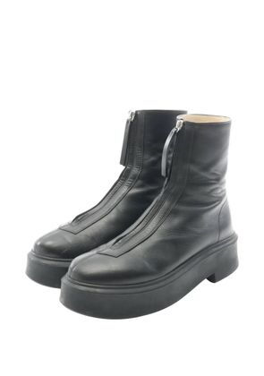The Row Pre-Owned 2000s Zipped Boot 1 ankle boots - Black