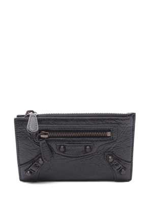 Balenciaga Pre-Owned 2020s Le City studded coin wallet - Black