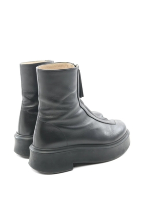 The Row Pre-Owned 2000s Zipped Boot 1 ankle boots - Black