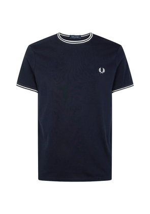 Fred Perry logo-embroidered T-shirt - Blue