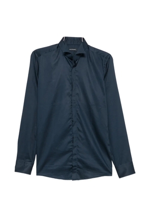 Carlo Pignatelli spread-collar slim-fit shirt - Blue