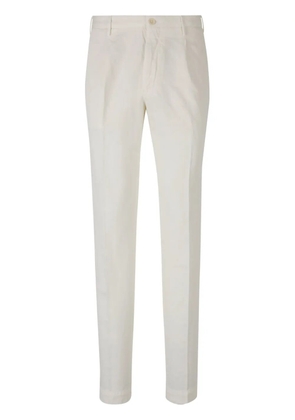 Incotex tapered-leg trousers - White