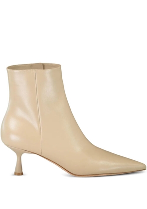 Gianvito Rossi 55mm Murray pointed-toe ankle boots - Neutrals