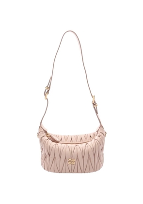 Miu Miu Pre-Owned 2020s Matelassé leather shoulder bag - Pink
