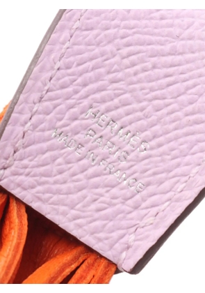 Hermès Pre-Owned 2026 Poisson Guimauve Feu bag charm - Orange