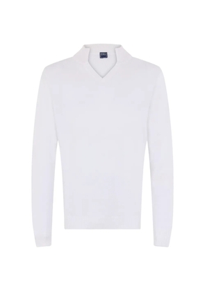 Fedeli long-sleeve sweater - White