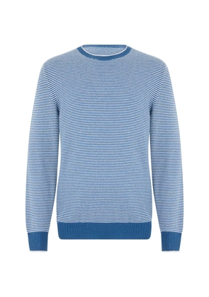Fedeli striped cashmere sweater - Blue