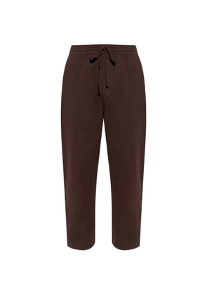 Carhartt WIP Floyde logo-patch drawstring trousers - Brown