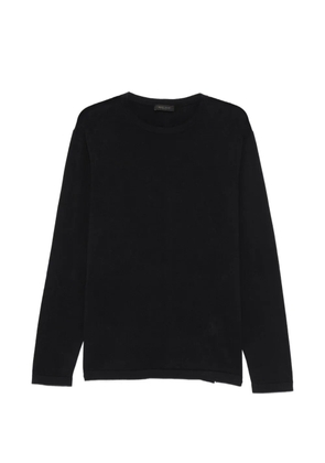 OUTFIT contrast-stitch crew-neck sweater - Black