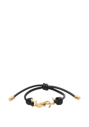Saint Laurent Pre-Owned 2020s Cassandra leather bracelet - Gold
