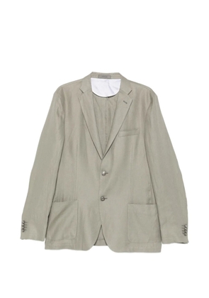 Corneliani single-breasted patch-pocket jacket - Green