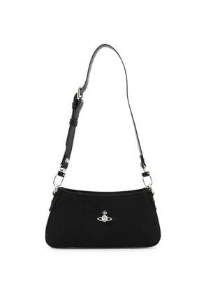 Vivienne Westwood Orb plaque shoulder bag - Black