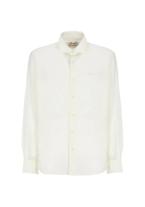 MC2 Saint Barth logo-embroidered shirt - Neutrals