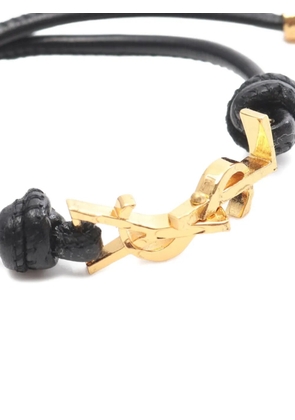 Saint Laurent Pre-Owned 2020s Cassandra leather bracelet - Gold