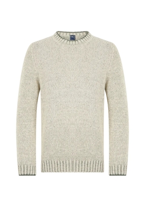 Fedeli crew-neck sweater - Neutrals