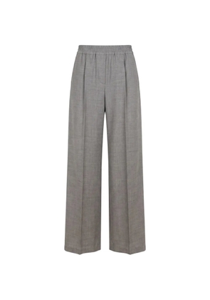 Brunello Cucinelli pleated elasticated-waist trousers - Grey