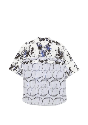 CROQUIS abstract-print shirt - White