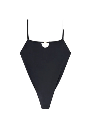 Diesel Kiara-Utlt logo-plaque bodysuit - Black