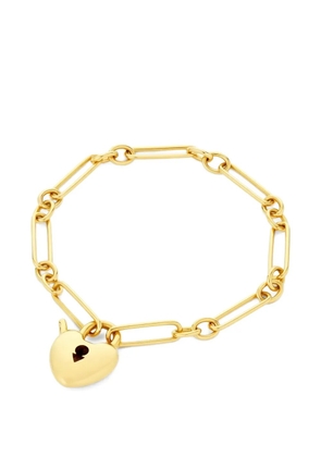 Dinny Hall padlock heart bracelet - Gold