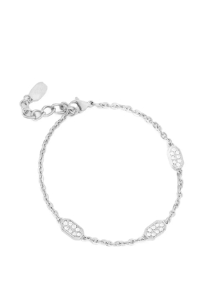 Karl Lagerfeld chain embellished bracelet - Silver