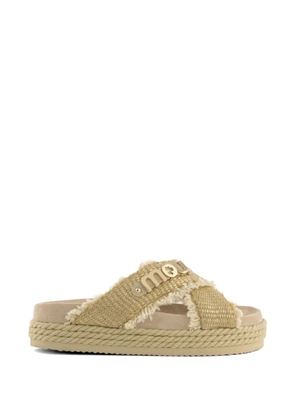 Mou criss-cross sandals - Neutrals