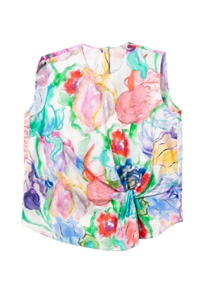 JNBY floral-print blouse - Blue