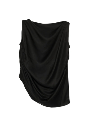 JNBY asymmetric draped top - Black