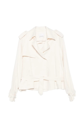 The Frankie Shop belted storm-flap jacket - Neutrals