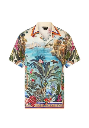 Camilla Bodrum Botanicals short-sleeve shirt - Blue