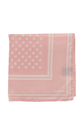 TOM FORD polka-dot silk pocket square - Orange