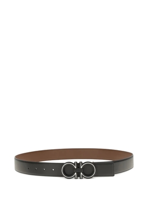 Ferragamo Gancini reversible belt - Black