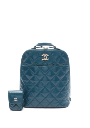 CHANEL Pre-Owned 2021 My Pocket matelassé backpack - Blue