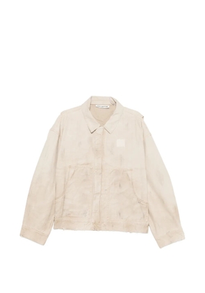 COLE BUXTON distressed panelled jacket - Neutrals