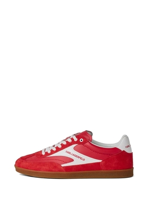 Karl Lagerfeld Jeans Kandidate leather sneakers - Red