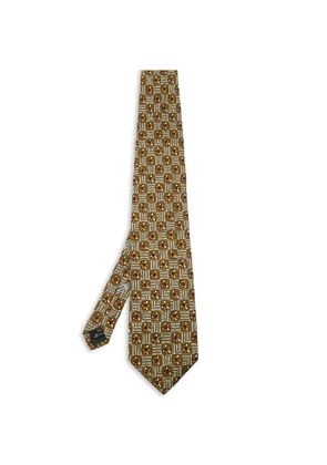Ermenegildo Zegna Vintage floral-print silk jacquard tie - Multicolour