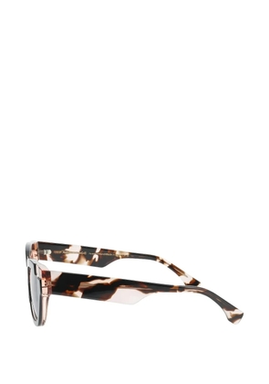Face À Face Sunday1 geometric-frame sunglasses - Black