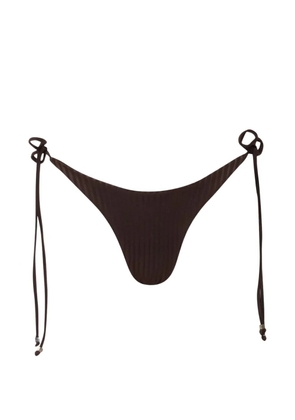 Baobab Roma ribbed bikini bottoms - Brown