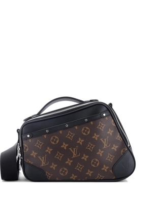 Louis Vuitton Pre-Owned Biker Messenger Bag Macassar Monogram Canvas crossbody bag - Black