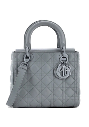 Christian Dior Pre-Owned Ultra Matte Lady Dior Bag Cannage Quilt Calfskin Medium satchel - Grey