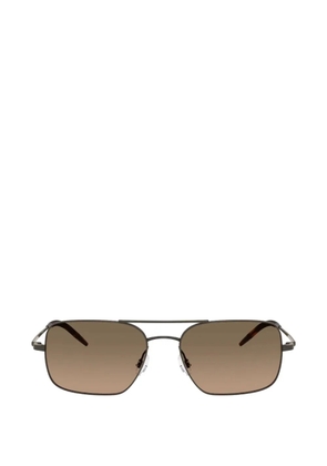 Oliver Peoples Victory II rectangle-frame sunglasses - Grey