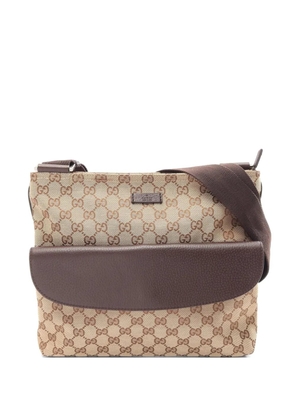 Gucci Pre-Owned 2000s GG canvas shoulder bag - Brown