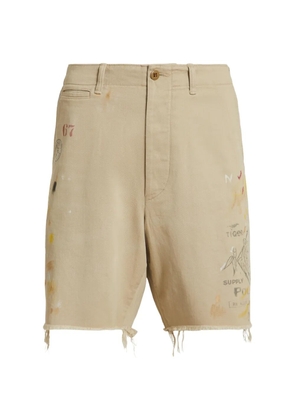 Polo Ralph Lauren frayed-hem shorts - Brown