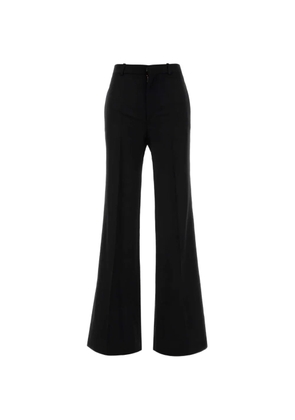 Chloé pressed-crease flared trousers - Black
