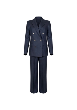 Tagliatore double-breasted peak-lapel suit - Blue