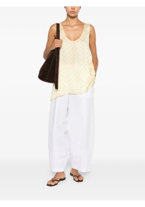 American Vintage polka-dot-print top - Yellow