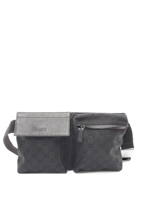 Gucci Pre-Owned 2000s GG-canvas belt bag - Black