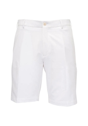 Peter Millar button-fastening jetted-pocket shorts - White