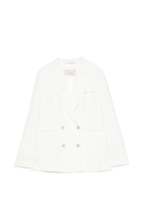 Peserico double-breasted peak-lapel blazer - White