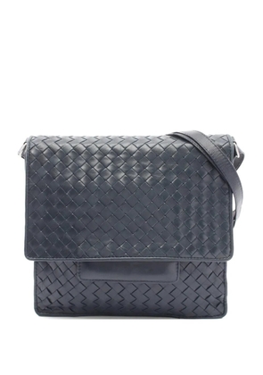 Bottega Veneta Pre-Owned 2000s Intrecciato leather cross body bag - Blue
